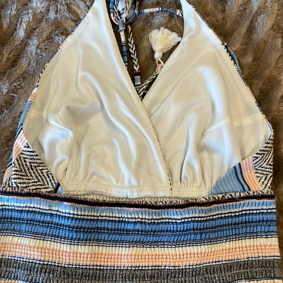 Venus XS fits small too with up to D cup halter jumpsuit EUC with pockets - Picture 7 of 14